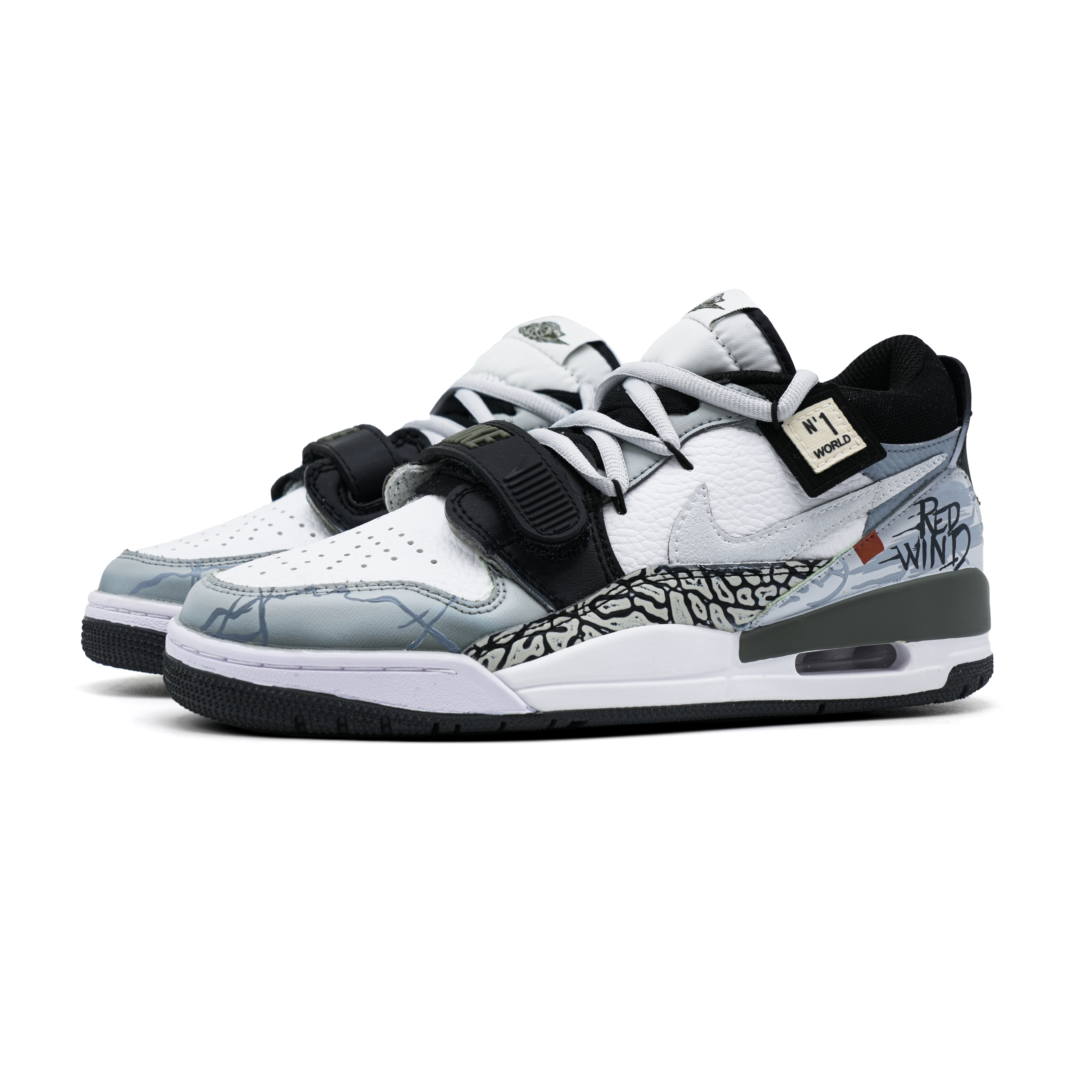 Jordan Legacy 312 Jungle Rhythm Cushioning Abrasion Resistant Cushioning, Wear Resistant Low top