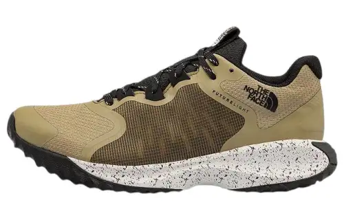 THE NORTH FACE Fabric Cushioning Slip Resistant Abrasion Resistant Low top Outdoor Shoes Men's Khaki