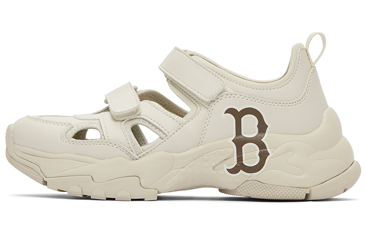 Сандалии MLB Sandal Chunky Mask (бежево-черные)