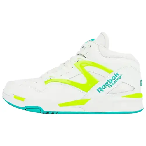 Pump Omni Reebok Lite 'White Teal Solar Yellow'