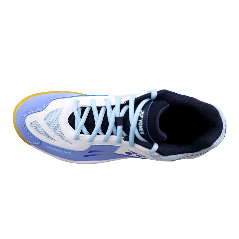 YONEX Power Cushion Wear-Resistant Cushioned Breathable Low-Top Badminton Shoes Men’s White Light Gray Blue