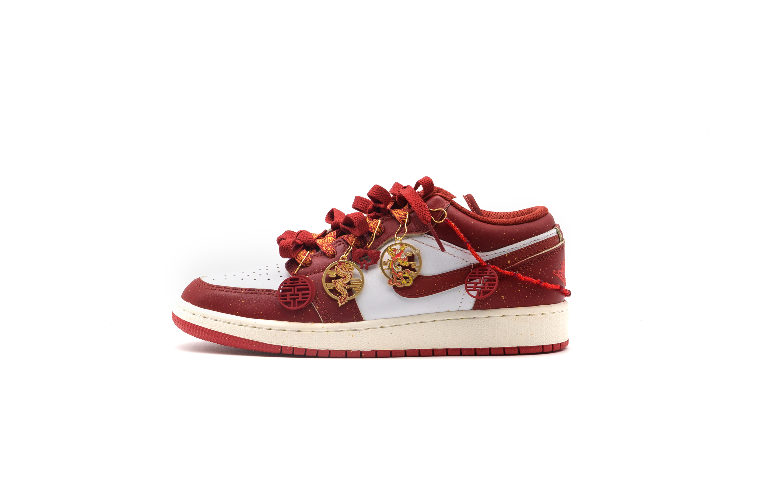 Jordan Air Jordan 1 Low top Vintage Basketball Shoes Women’s Red