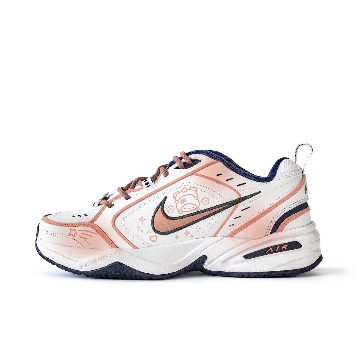 Nike Air Monarch 4 Slip Resistant Abrasion Resistant Slip Resistant Abrasion Resistant Low top Chunky Sneakers Unisex