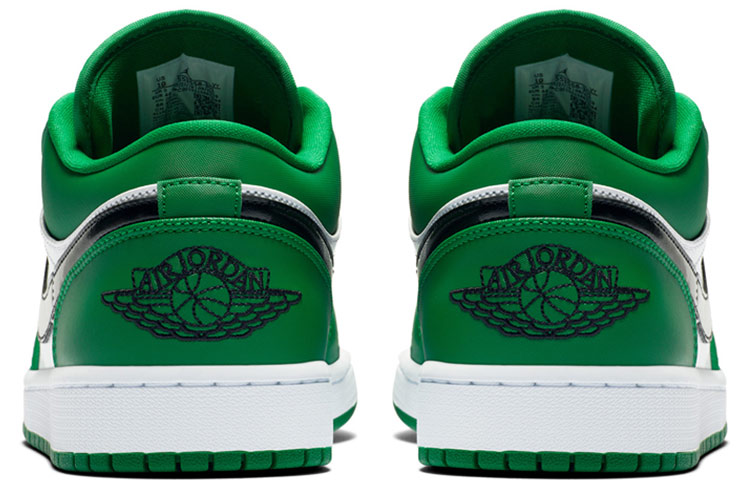 Кеды Jordan Air Jordan 1 low (бело-зеленые) — фото 5