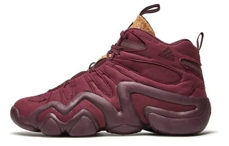 Adidas Crazy 8 Kobe Vino Pack Mid top Vintage Basketball Shoes Unisex Burgundy