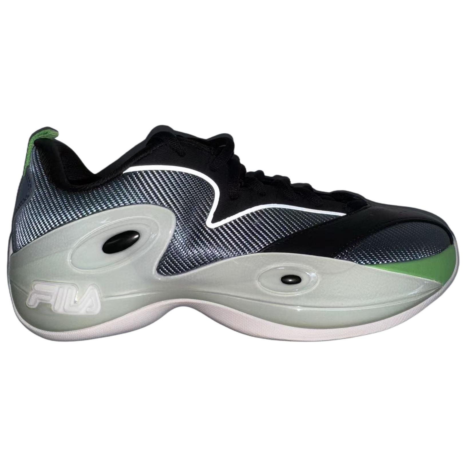FILA FUSION Performance Low top Basketball Shoes Men’s Black Green