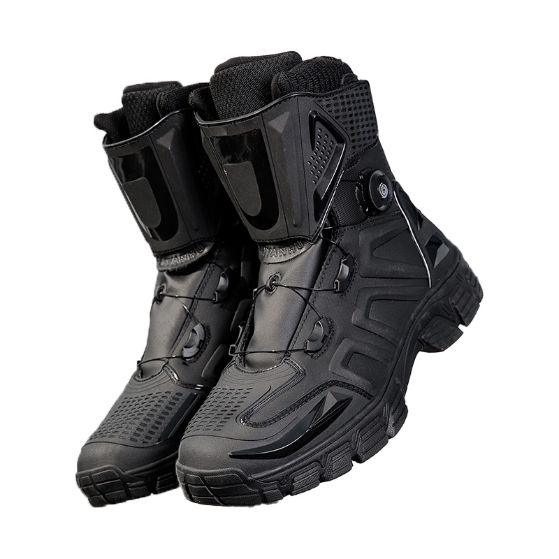 LOKWT Abrasion Resistant Waterproof Wear resistant And Waterproof High top Cycling Shoes Unisex