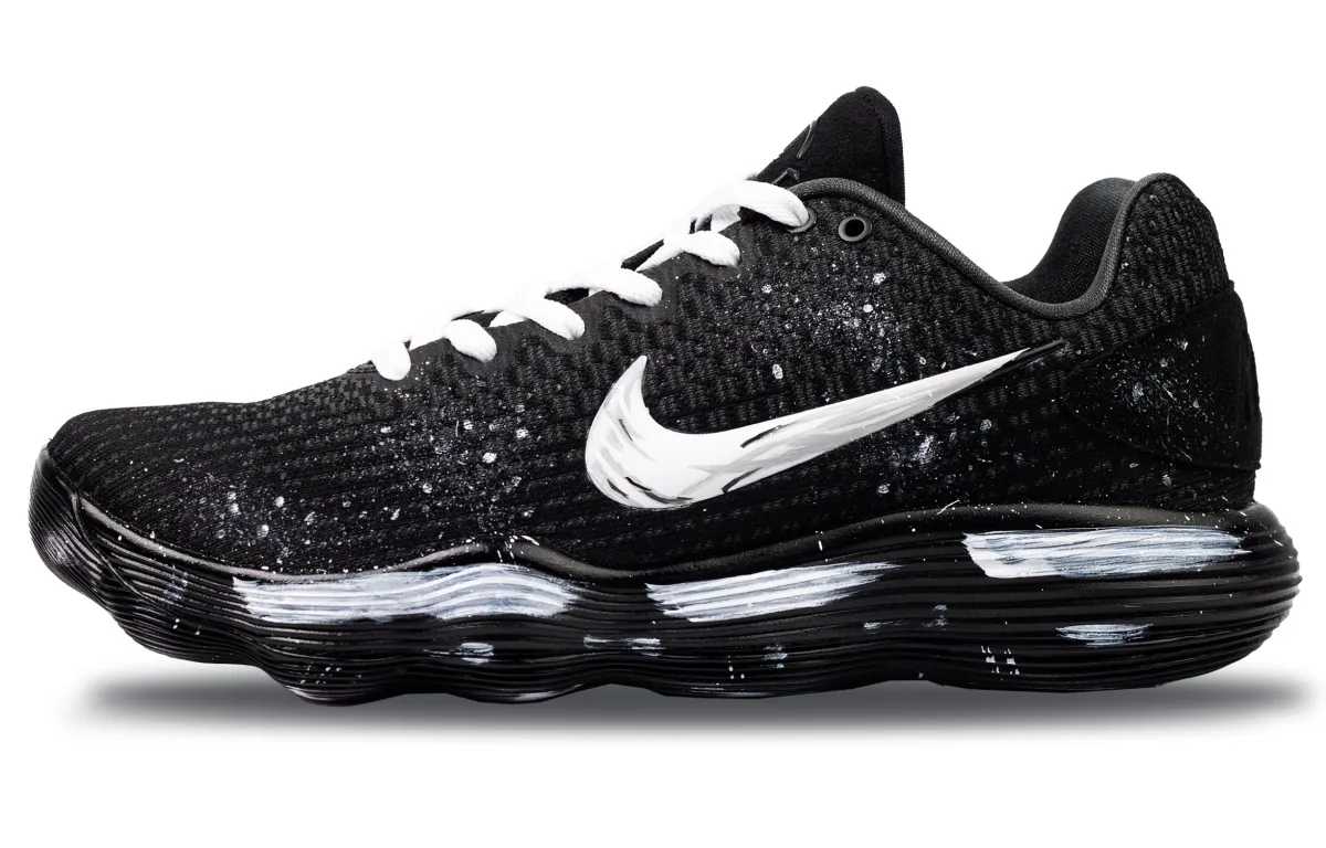 Nike Hyperdunk 2017 Darkbringer Cushioning Abrasion Resistant Support Low top Basketball Shoes Men's Black Gray
