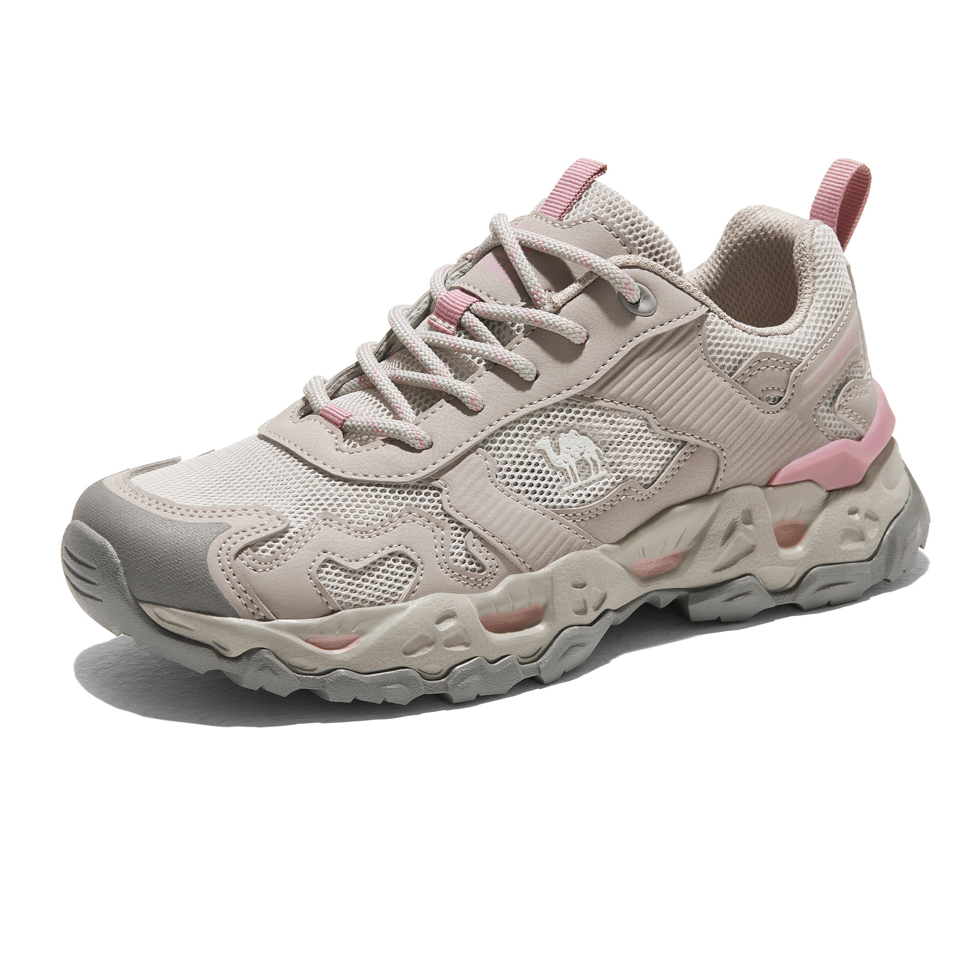 CAMEL Cushioning Slip Resistant Abrasion Resistant Breathable Lightweight Low top Hiking Shoes Women’s
