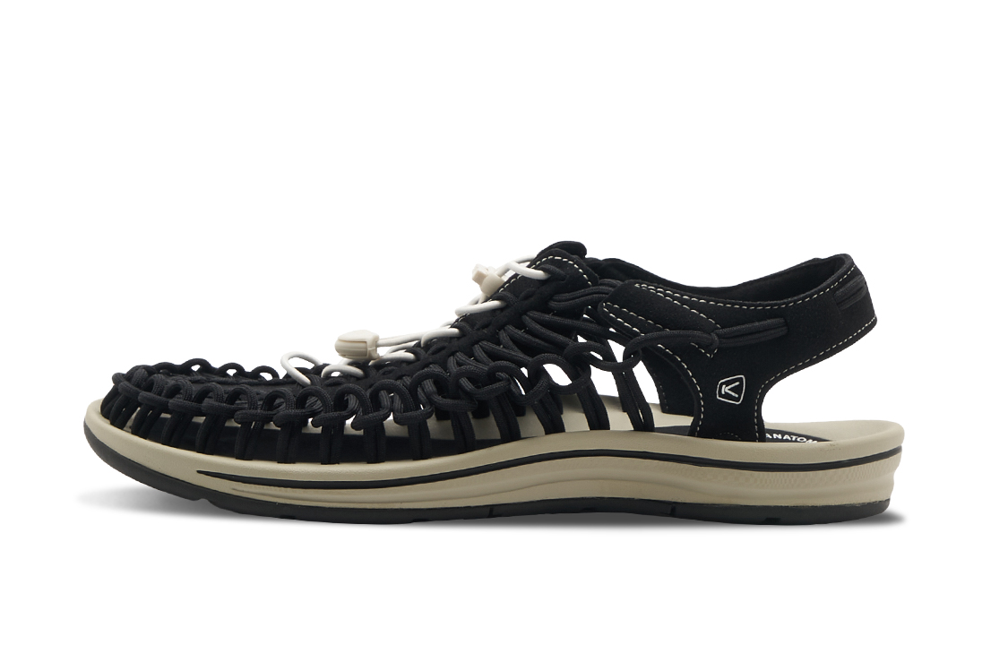 Keen Uneek River Trekking Shoes Beach Sandals Men's Black White