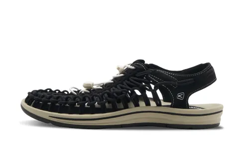Keen Uneek River Trekking Shoes Beach Sandals Men's Black White