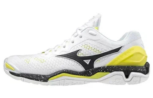 Mizuno Wave Stealth 5 'White Black Yellow'