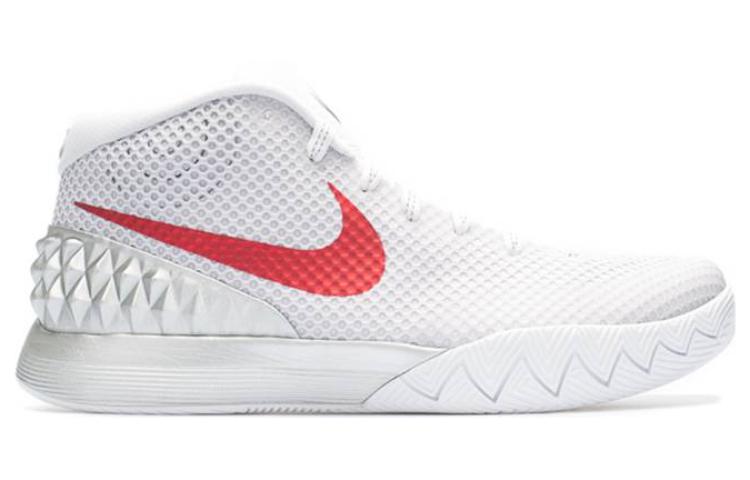 Мужские кроссовки Nike Kyrie 1 Opening Night OG (белые) — 白/体育红/纯白金 — фото 2