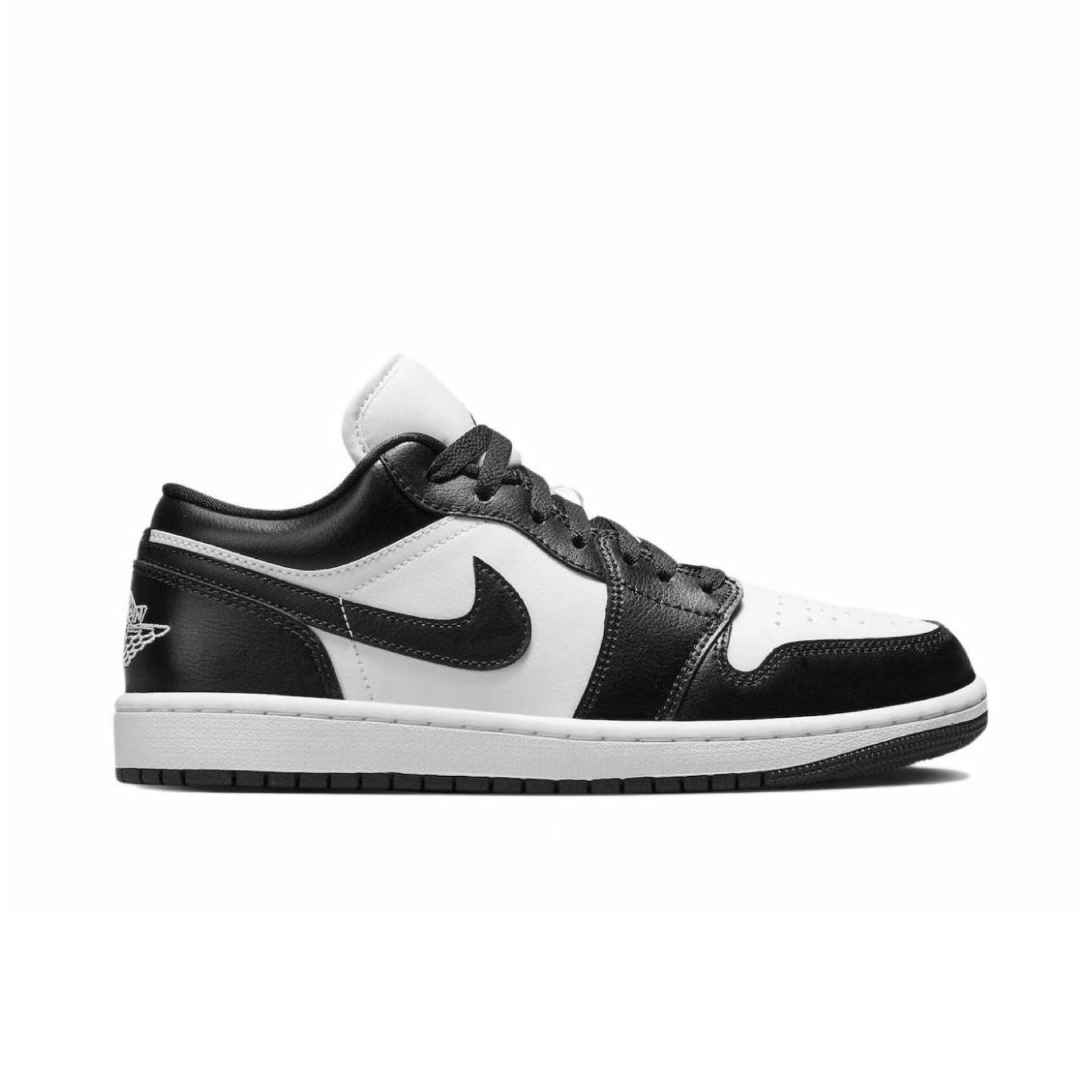 Jordan Air Jordan 1 Cushioning Slip Resistant Low top Vintage Basketball Shoes Women’s Black White