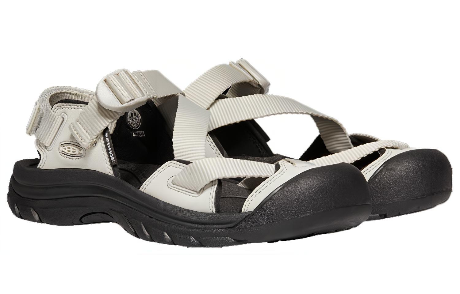 Keen Zerraport 2 Breathable Abrasion Resistant River Trekking Shoes Women's Silver Black