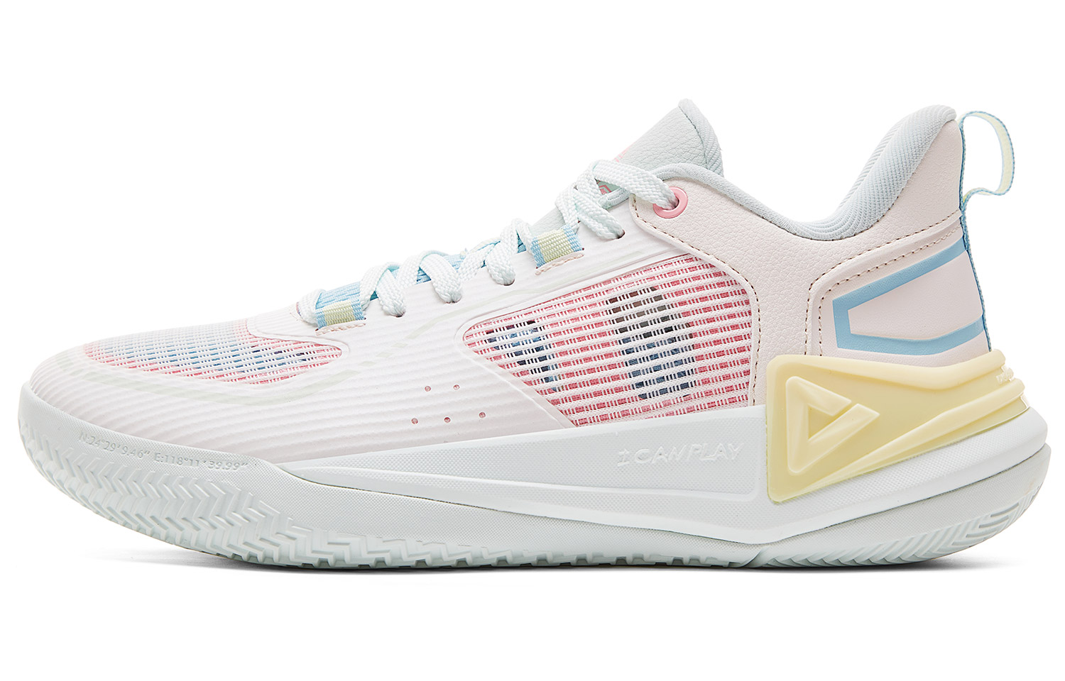 PEAK Cushioning Slip Resistant Breathable Rebound Low top Basketball Shoes Women’s Ivory Green