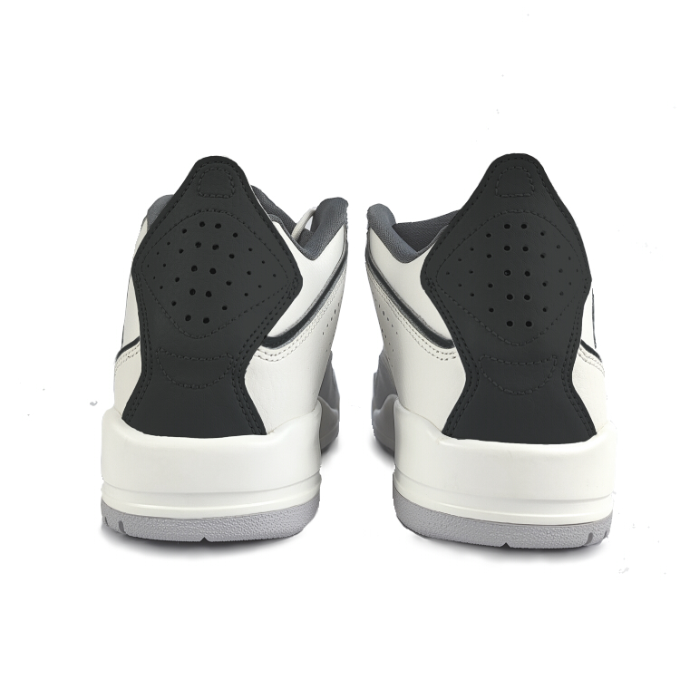 Jordan Courtside 23 Cushioning Slip Resistant Mid top Vintage Basketball Shoes Men’s White Gray