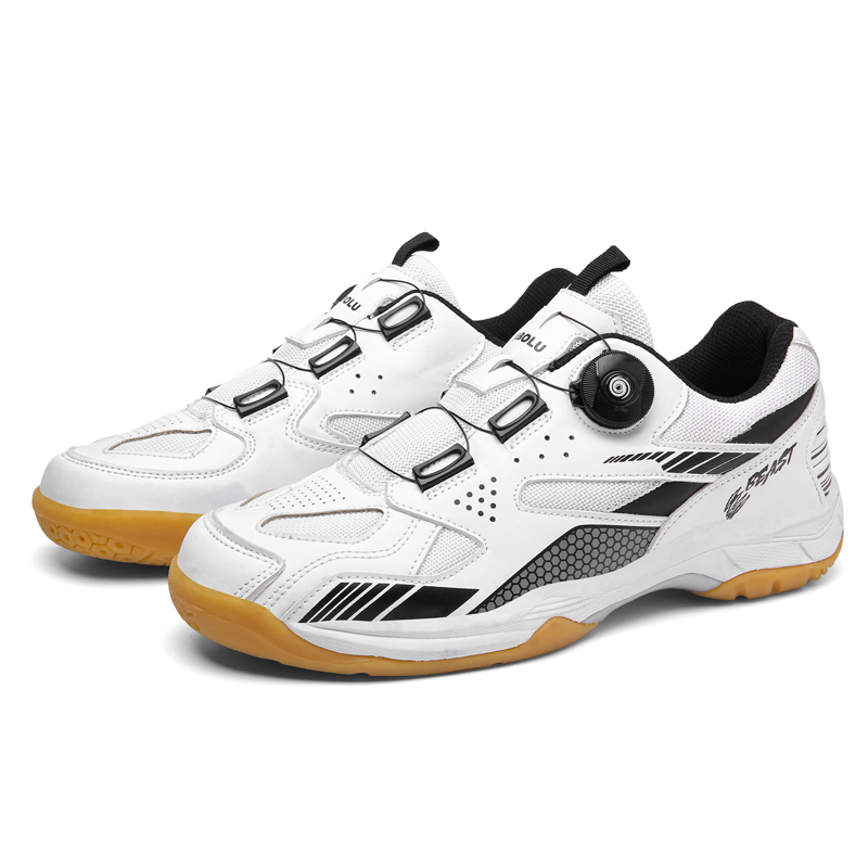 TABOLU Cushioning Coverage Abrasion Resistant Lightweight Breathable Slip Resistant Low top Badminton Shoes Unisex