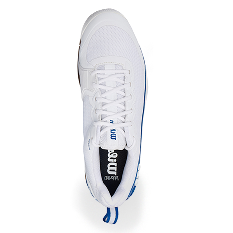 Wilson RUSH PRO 4.5 Comfortable Round Toe Low top Tennis Shoes Men’s White Blue