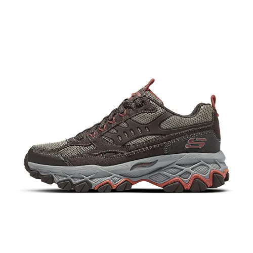 Skechers OUTDOOR MENS Mid top Outdoor Lightweight Hiking Shoes Men's Brown