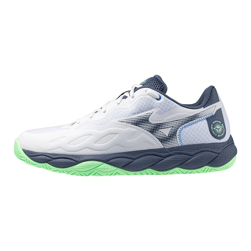 Mizuno Wave Enforce Cushioning Abrasion Resistant Coverage Low top Tennis Shoes Unisex White