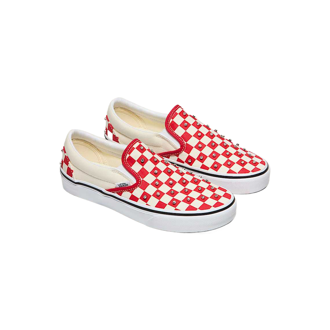 Унисекс слипоны Vans CLASSIC SLIP-ON (красный) — фото 3