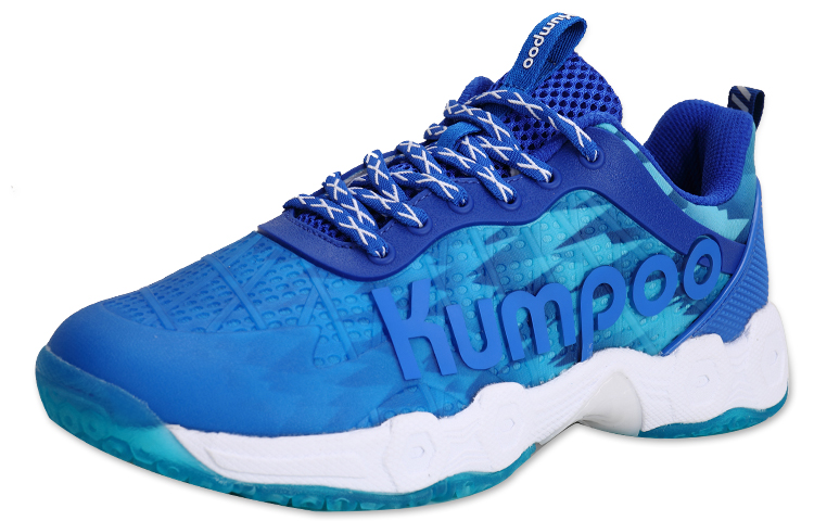 KUMPOO Badminton Shoes Unisex Low Top Blue