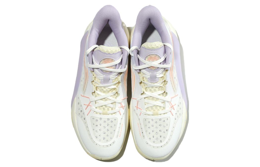 Li Ning Comfortable Cushioning, Wear Resistant Low top Basketball Shoes Men’s Purple