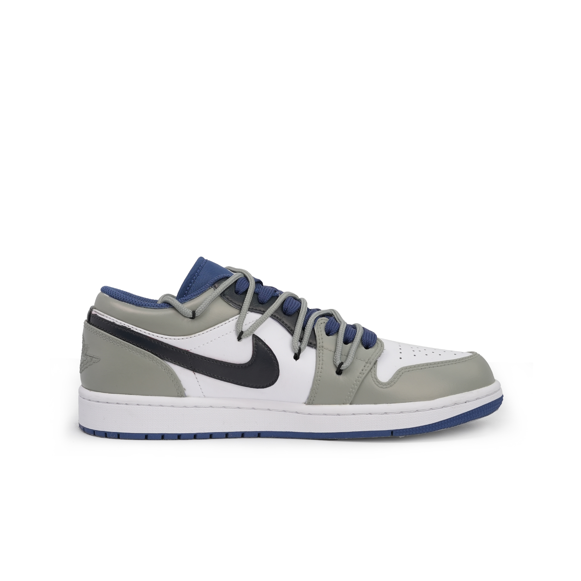 Jordan Air Jordan 1 Abrasion Resistant Slip Resistant Low top Vintage Basketball Shoes Men’s Green White
