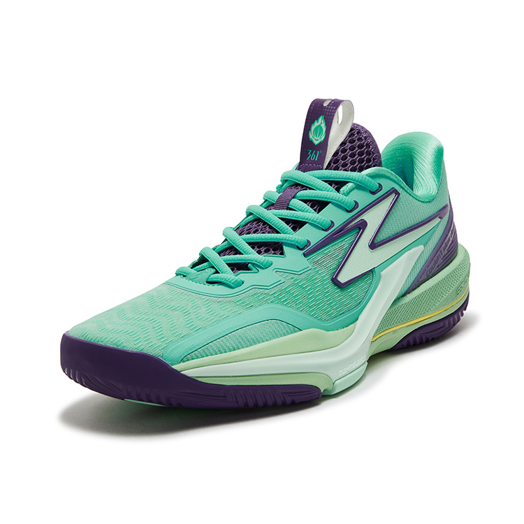 361° BIG3 6.0 Cushioning Slip Resistant Abrasion Resistant Low top Basketball Shoes Men’s Vivid Aqua Blue