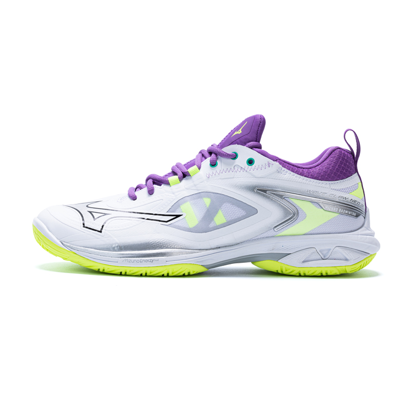 Wave Claw Neo Mizuno 3 Wide ‘White Neo Lime Lavender’