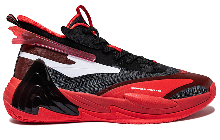 Erke High top Basketball Shoes Men’s University Red