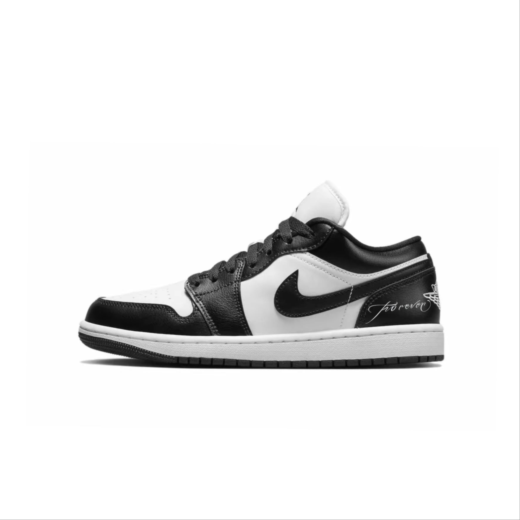 Jordan Air Jordan 1 WAO Low top Vintage Basketball Shoes Unisex Black