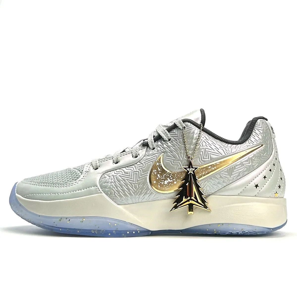 Nike Ja 2 Christmas Limited Mesh Grip Support Abrasion Resistant Anti Rollover Slip Resistant Low top