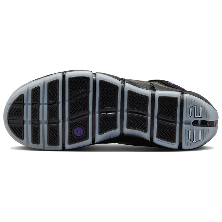 Мужские кроссовки Nike Lebron 4 "Eggplant" (черно-фиолетовые) — Чёрныйфиолетовый — фото 5