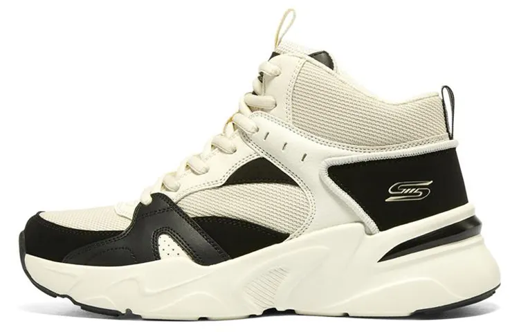 Skechers BOBS BAMINA Comfortable High top Chunky Sneakers Women's Beige Black