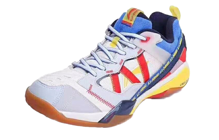 Li Ning G Enemy ACE Professional Low top Badminton Shoes Men’s White Blue
