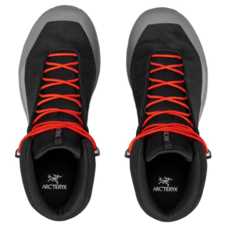 Arc’teryx Kopec Waterproof And Breathable Support Mid top Hiking Shoes Men’s Black Gray