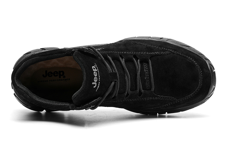 Jeep Classic Vintage Mid top Outdoor Shoes Men’s Black