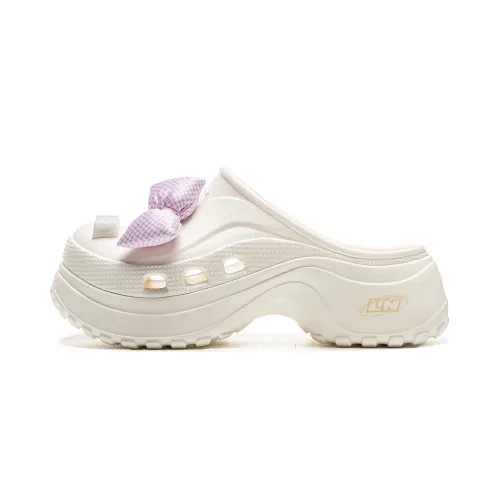 Li Ning x YINGXIONGLIANMENGYONGCHIPAIDUI Project* Clogs Women's Ivory