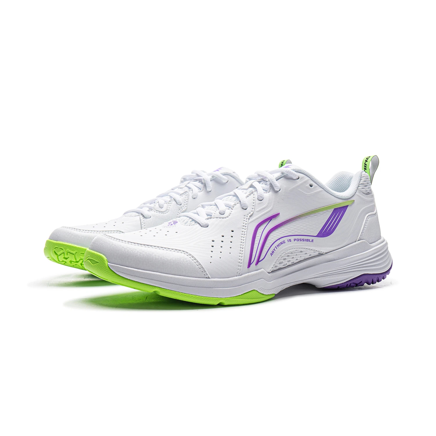 Li Ning Flying Eagle Breathable And Lightweight Low top Badminton Shoes Unisex Standard White