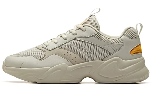 ANTA Chunky Sneakers Men's Low Top Gray