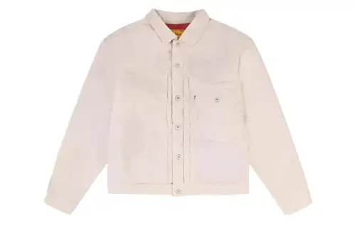 Levis Jackets Men's White Lapel Moderate Other