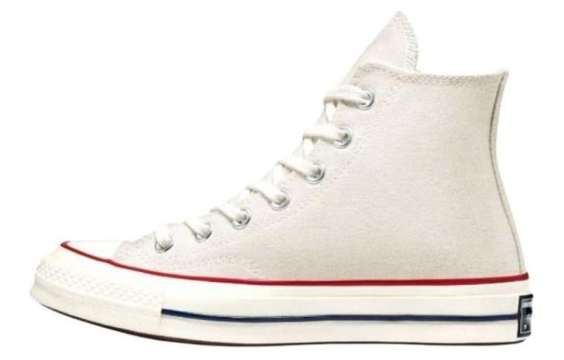 Converse Чак 70 All Star Chack Hi классический Эвергрин стиль высокий кеды мужские и женские фасон унисекс рис белый