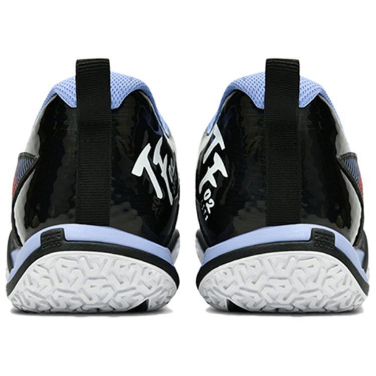 Li Ning Saga 2 Lite Rubber Breathable Low top Badminton Shoes Unisex Black White