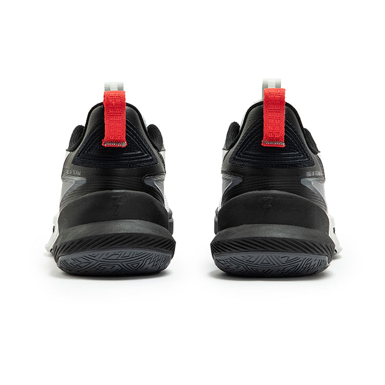 361° Slip Resistant, Abrasion Resistant, Lightweight Low top Basketball Shoes Men’s White Black