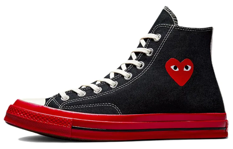Chuck 70 Comme des Garçons Play x Chuck 70 Converse High 'Black Red'