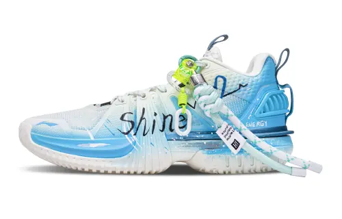 Li Ning Storm 2024 Abrasion Resistant Slip Resistant Low top Basketball Shoes Men's Blue