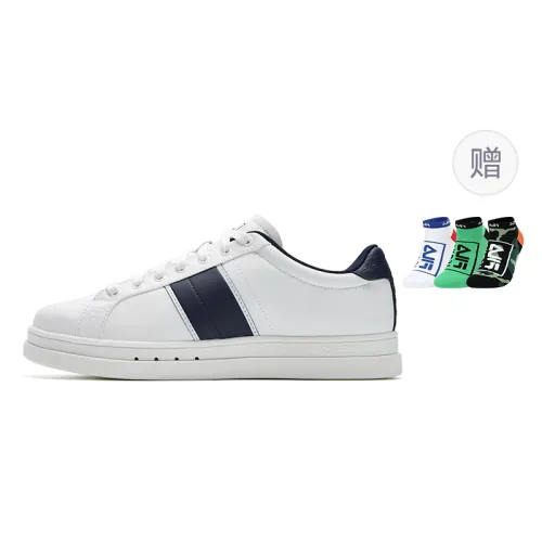 FILA Vigor Coverage Abrasion Resistant Low top Skateboard Shoes Men's White Medium White