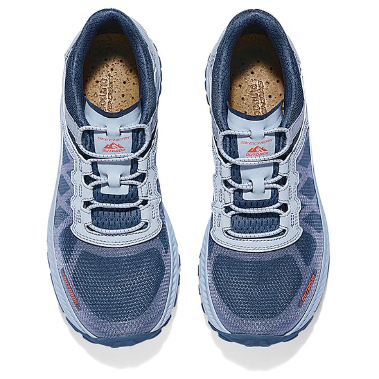 Skechers Go Walk Outdoor Abrasion Resistant Breathable Low top Mountaineering Shoes Women’s Light Blue
